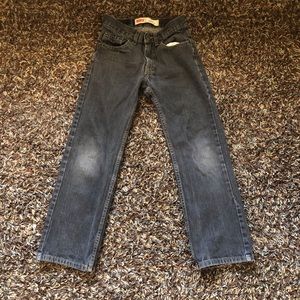 Levi’s Boys 505 Straight Black Jeans Size 12 Slim